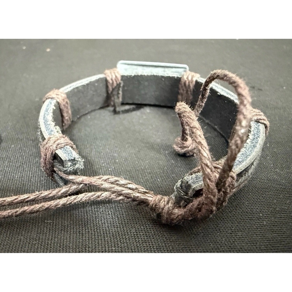 Puerto Rico PR Charm Bracelet Leather Adjustable Cord Blue Red White Unbranded - Picture 9 of 9